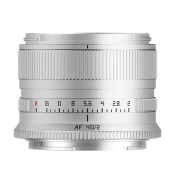 TTArtisan AF 40mm F/2 L-mount zilver
